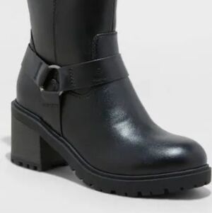 Universal Thread Black Heeled Boots